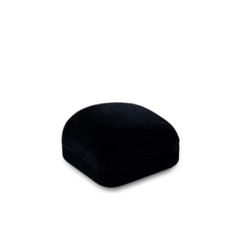Wholesale Engagement Black Velvet Ring Box Jewelry Display Storage Foldable Case For Wedding Ring Valentine's Day Gift Organizer