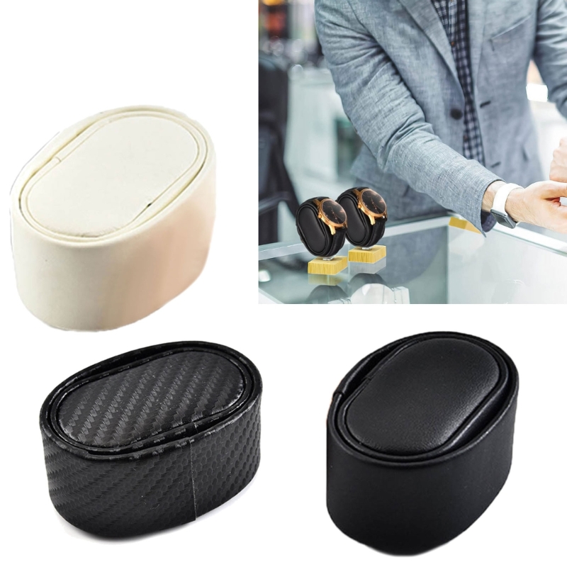 Leather Small Bracelet Watch Pillow Bracelet Watch Display Stand Automatic Watch Winder Pillow Cushion Easy to Use