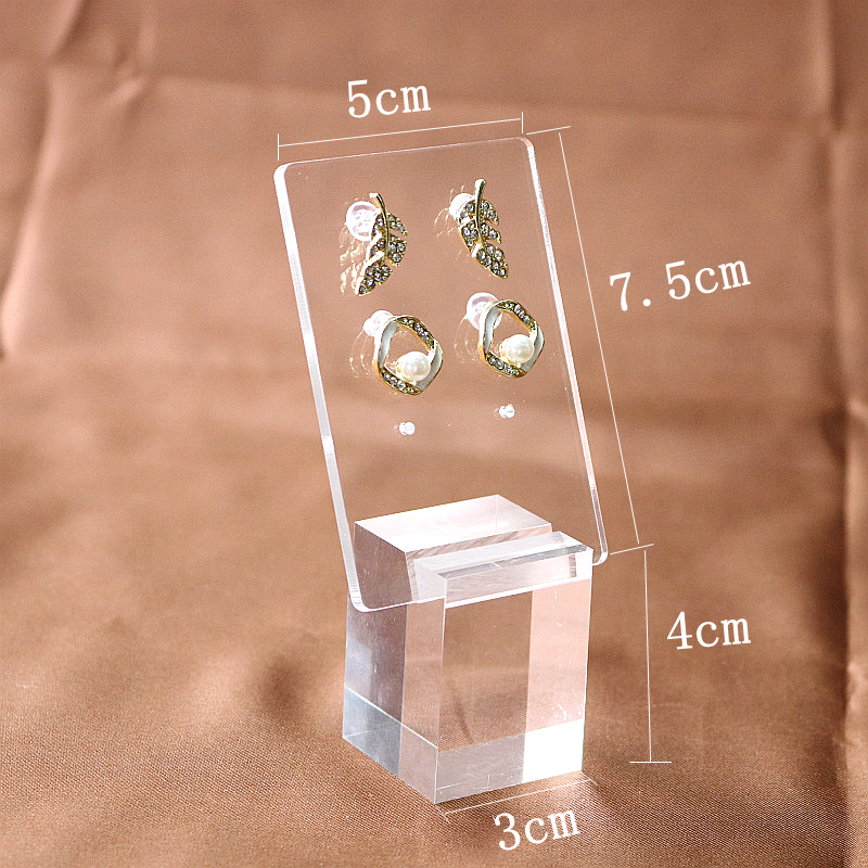 Acrylic Earring display stand earing organizer for jewelry sheet pad jewelery Props jewellery case holders stands customized