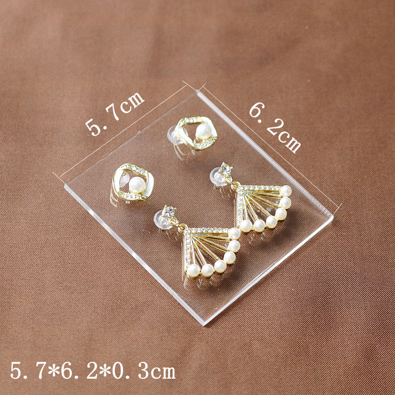 Acrylic Earring display stand earing organizer for jewelry sheet pad jewelery Props jewellery case holders stands customized