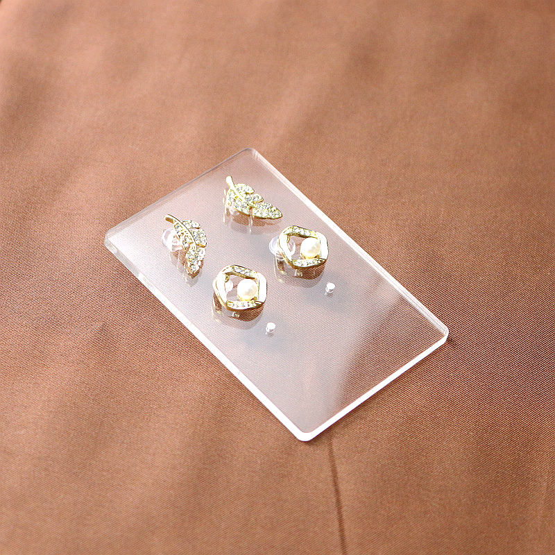 Acrylic Earring display stand earing organizer for jewelry sheet pad jewelery Props jewellery case holders stands customized