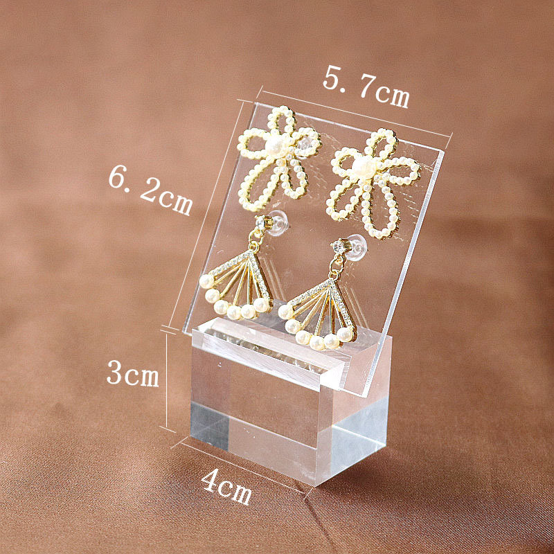 Acrylic Earring display stand earing organizer for jewelry sheet pad jewelery Props jewellery case holders stands customized