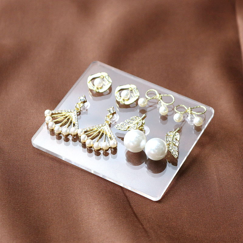 Acrylic Earring display stand earing organizer for jewelry sheet pad jewelery Props jewellery case holders stands customized