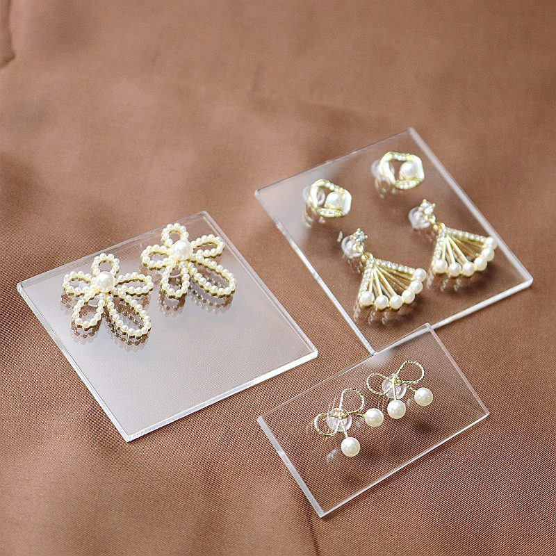 Acrylic Earring display stand earing organizer for jewelry sheet pad jewelery Props jewellery case holders stands customized