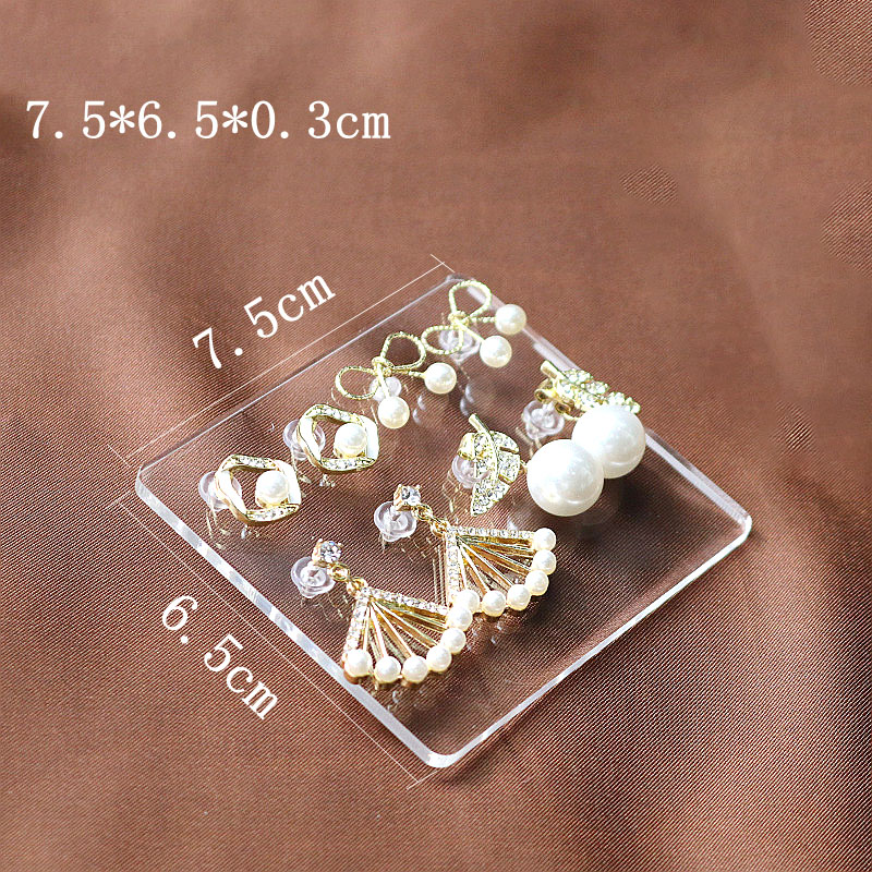 Acrylic Earring display stand earing organizer for jewelry sheet pad jewelery Props jewellery case holders stands customized
