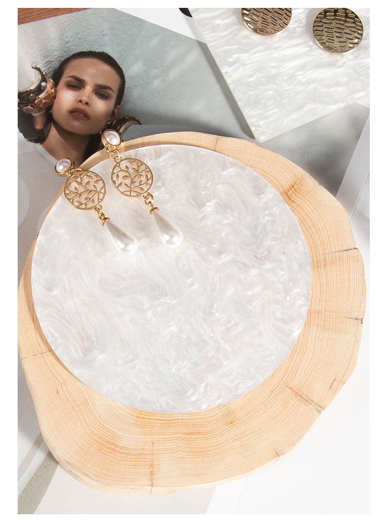 White Acrylic blocks Jewelry Stand Jewellery Holder display Organizer for Bracelet Necklace Ring earring cosmetics perfume tray