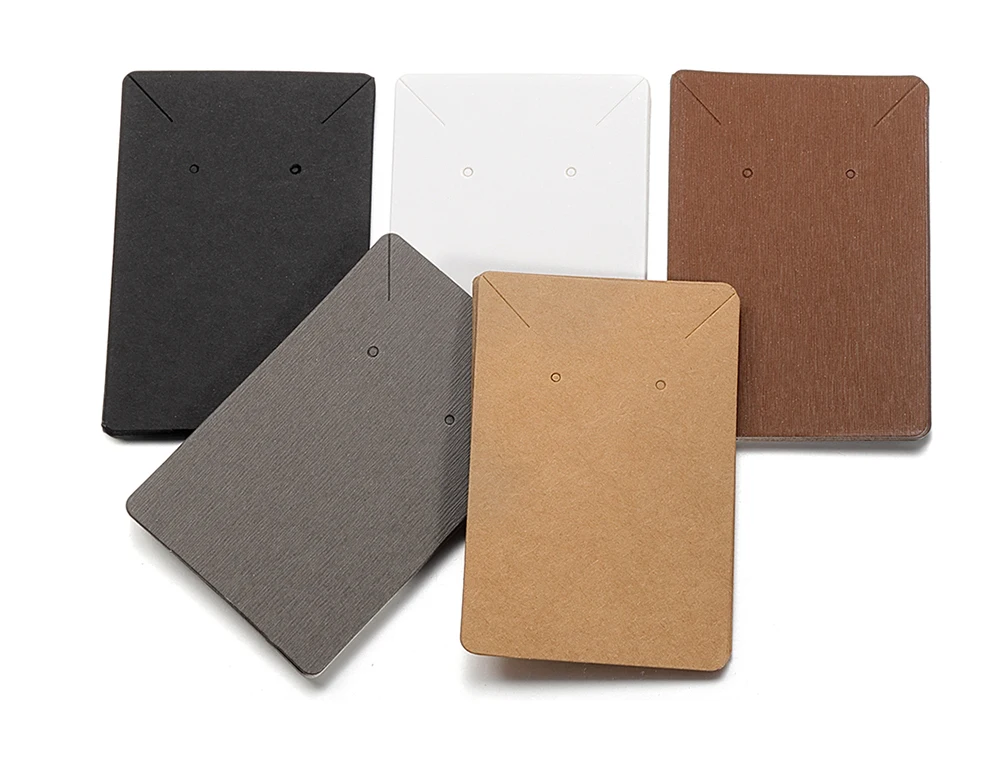 50pcs Earrings Necklaces Display Cards for Jewelry Box Packaging Cardboard Hang Tag Card Ear Studs Paper Card Jewelry DIY