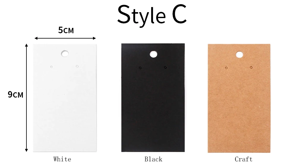 50pcs Earrings Necklaces Display Cards for Jewelry Box Packaging Cardboard Hang Tag Card Ear Studs Paper Card Jewelry DIY