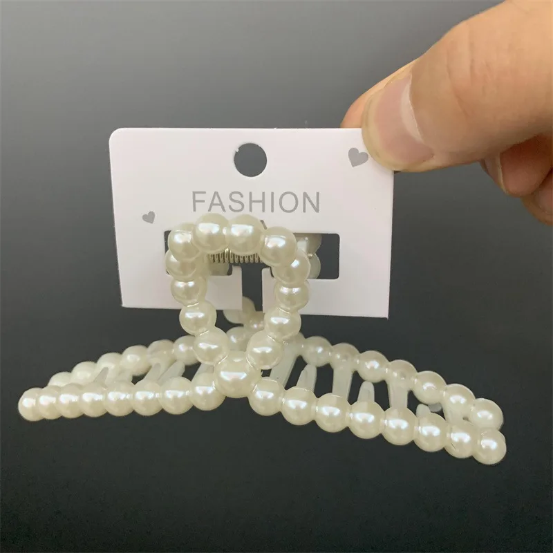 50pcs Hairpins Barrette Packing Paper Card for DIY Girl Small Grab Clip Hair Claw Display Card Hair Accessories Retail Price Tag