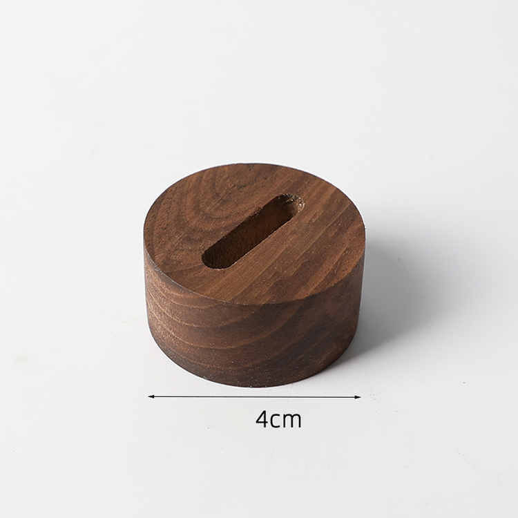 Wooden Earring Jewelry Holder Walnut Earring Organizer Hanging Stand Ring Display Stand Box Case Rack Jewellery Hanger Props