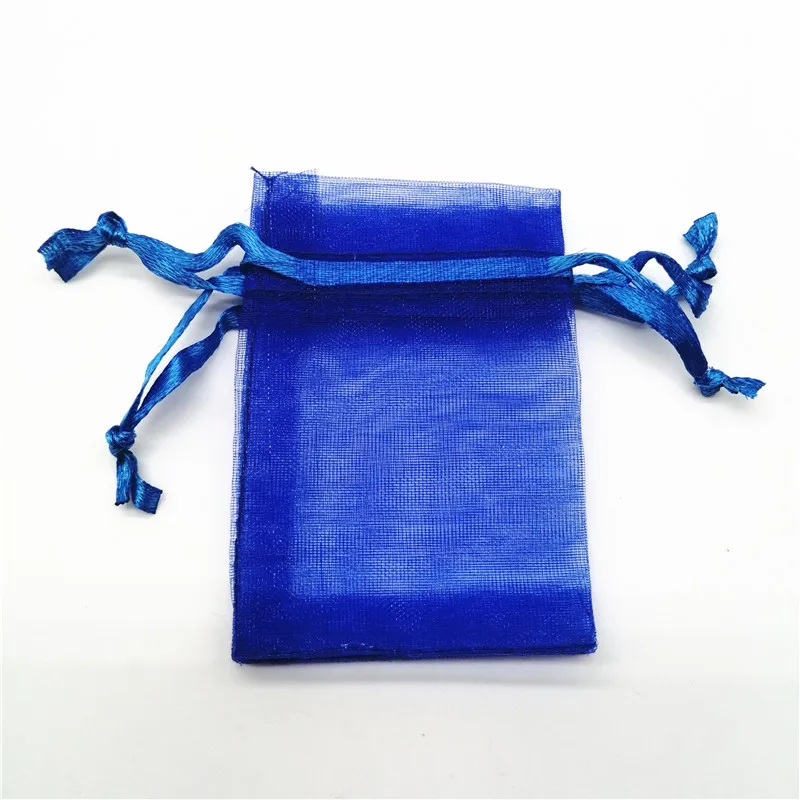 500pcs Drawstring Organza Bags Jewelry Pouches Gift Packaging Bag Sachet Wedding Party Favors Storage Displays Birthday Supply
