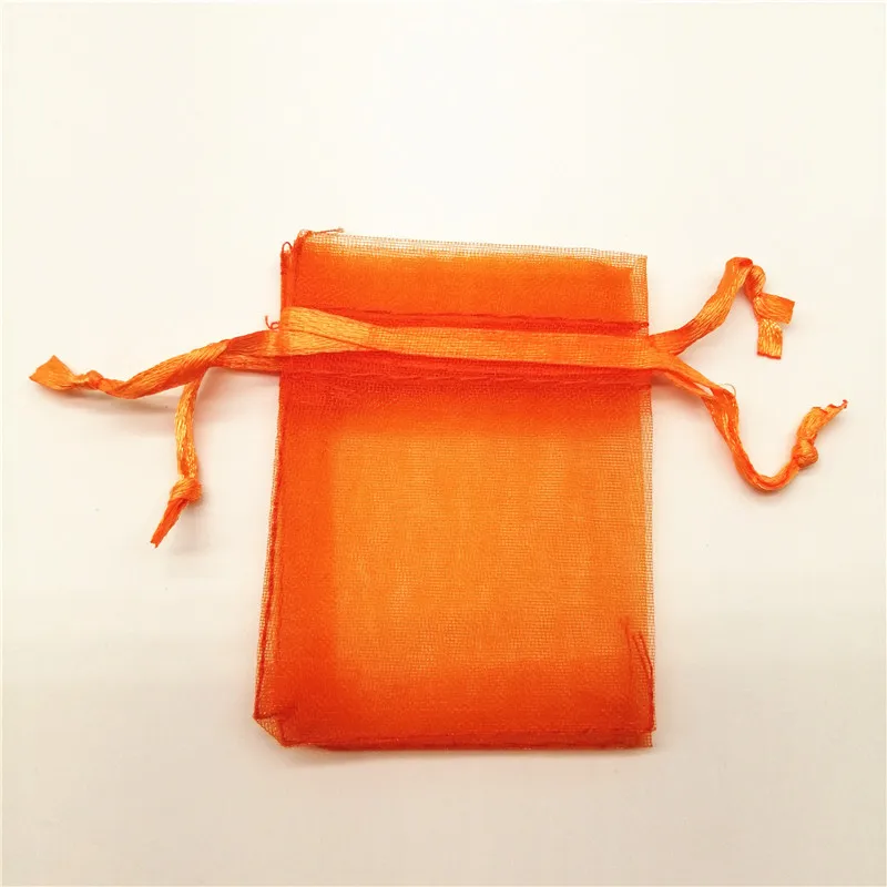 500pcs Drawstring Organza Bags Jewelry Pouches Gift Packaging Bag Sachet Wedding Party Favors Storage Displays Birthday Supply