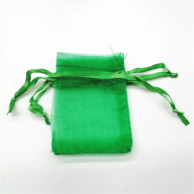 500pcs Drawstring Organza Bags Jewelry Pouches Gift Packaging Bag Sachet Wedding Party Favors Storage Displays Birthday Supply