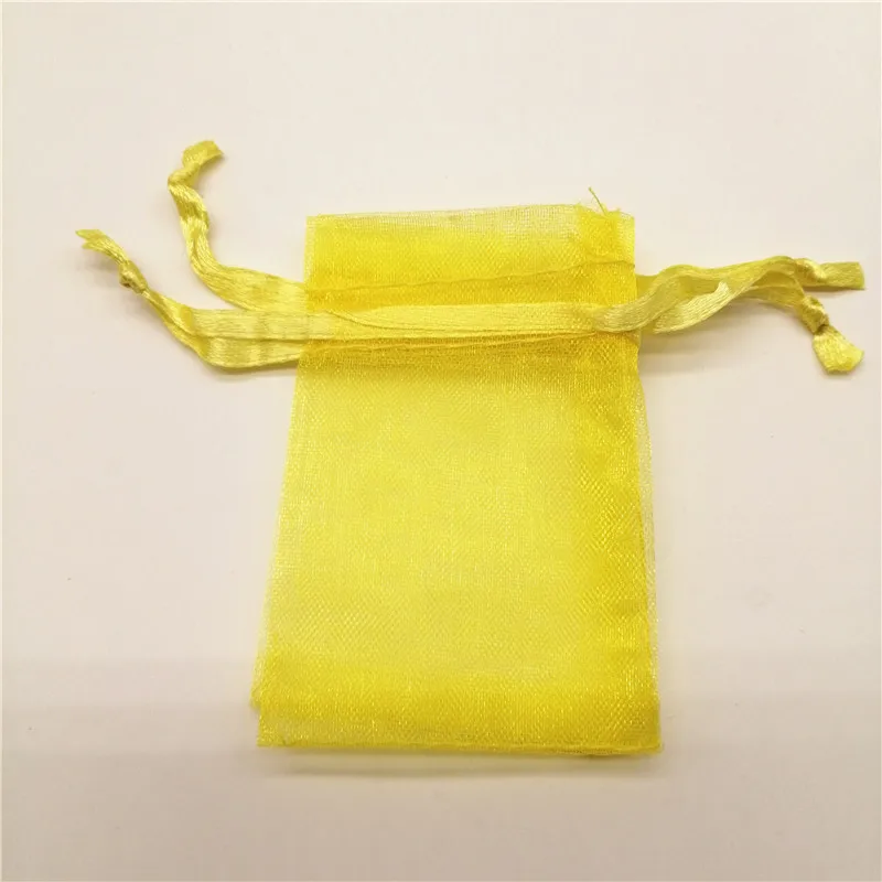 500pcs Drawstring Organza Bags Jewelry Pouches Gift Packaging Bag Sachet Wedding Party Favors Storage Displays Birthday Supply