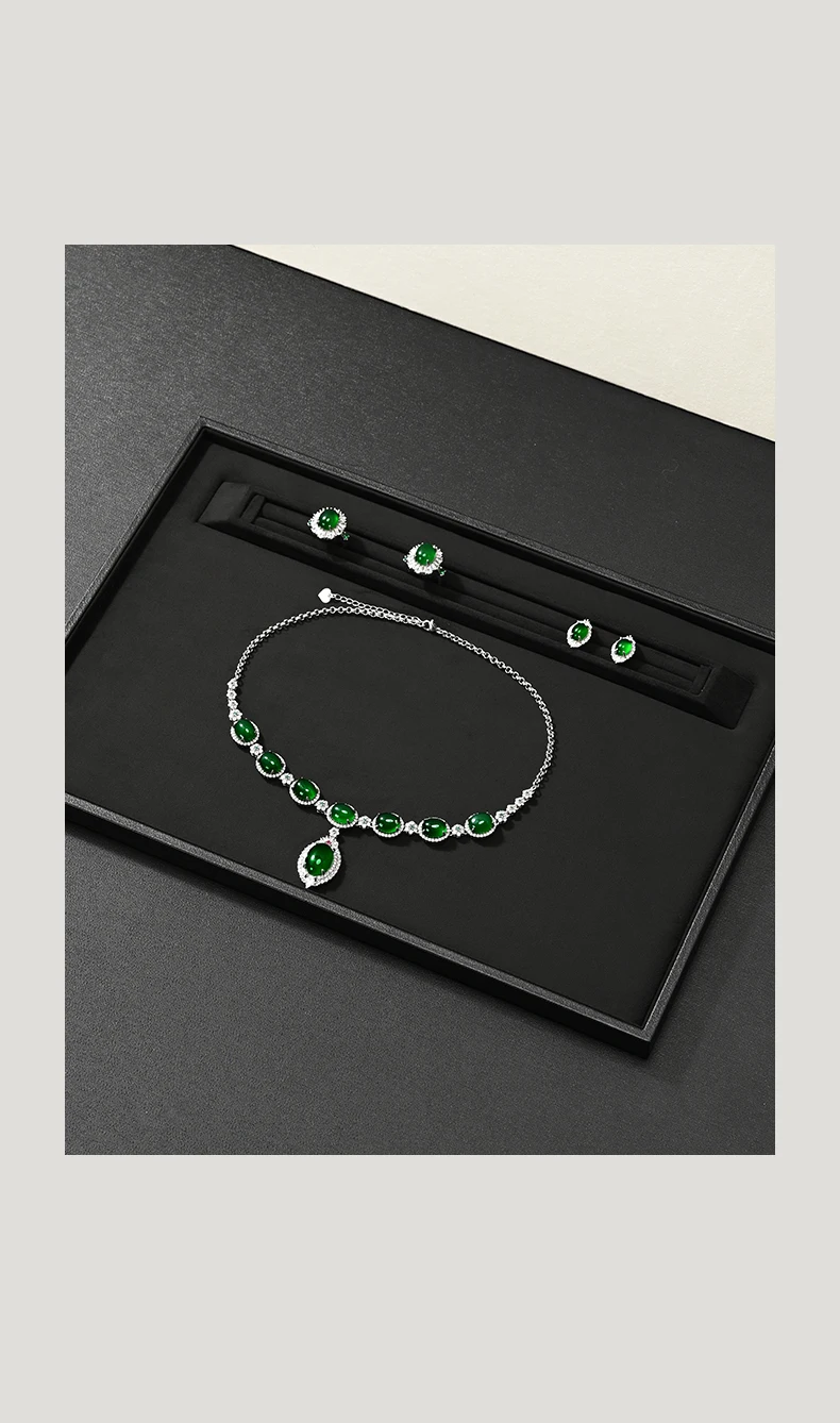 Oirlv High-quality Black Leather Waterproof Jewelry Display Stand Designed for Jewelry Storage By Jewelers Individual Organizers