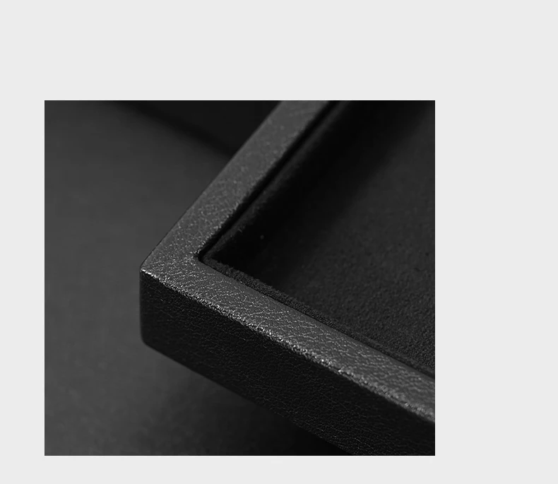 Oirlv High-quality Black Leather Waterproof Jewelry Display Stand Designed for Jewelry Storage By Jewelers Individual Organizers