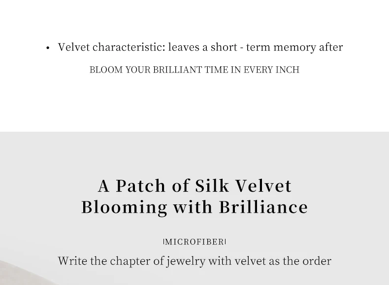 Yinbeini Velvet Jewelry Display Tray Ring Earring Pendant Necklace Storage Tray Display Tray TB028