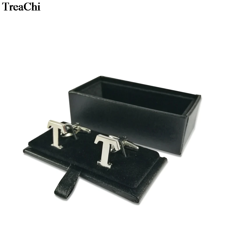 60Pcs Black Cufflinks Storage Casket Mens Cufflink Jewelry Organizer Case Cuff Links Display Package Gift Box Birthday Gift Case