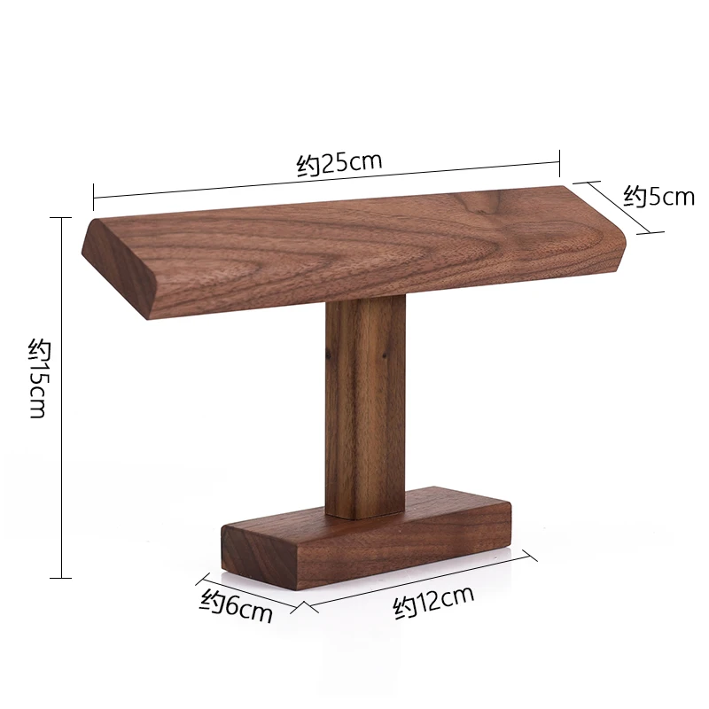 Wooden Watch Display Stands Bracelet Holder Jewelry Organizer Walnut Watch Display Shelf Rack jewellery box Props Box Case