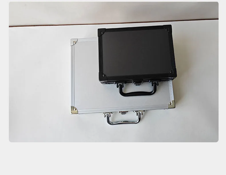 Gems Jewelry Trunk Travel Carrying Gemstone Display Box Aluminum Case Loose Stones Storage Container Collection Diamond Holder