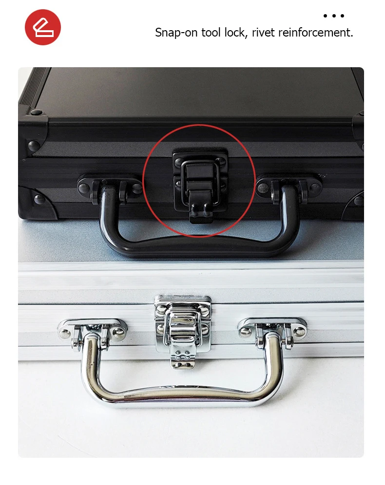 Gems Jewelry Trunk Travel Carrying Gemstone Display Box Aluminum Case Loose Stones Storage Container Collection Diamond Holder