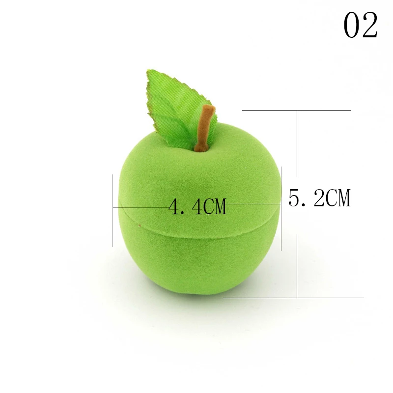 Velvet Apple Piano Violin SunFlower Jewelry Gift Box Wedding Engagement Ring Box For Necklace Earring Bracelet Packaging Display