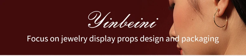 Yinbeini Velvet Jewelry Tray Drawer Organizer for Ring Earrings Bracelet Necklace Anti Scratch Jewelry Storage Display PlateP079