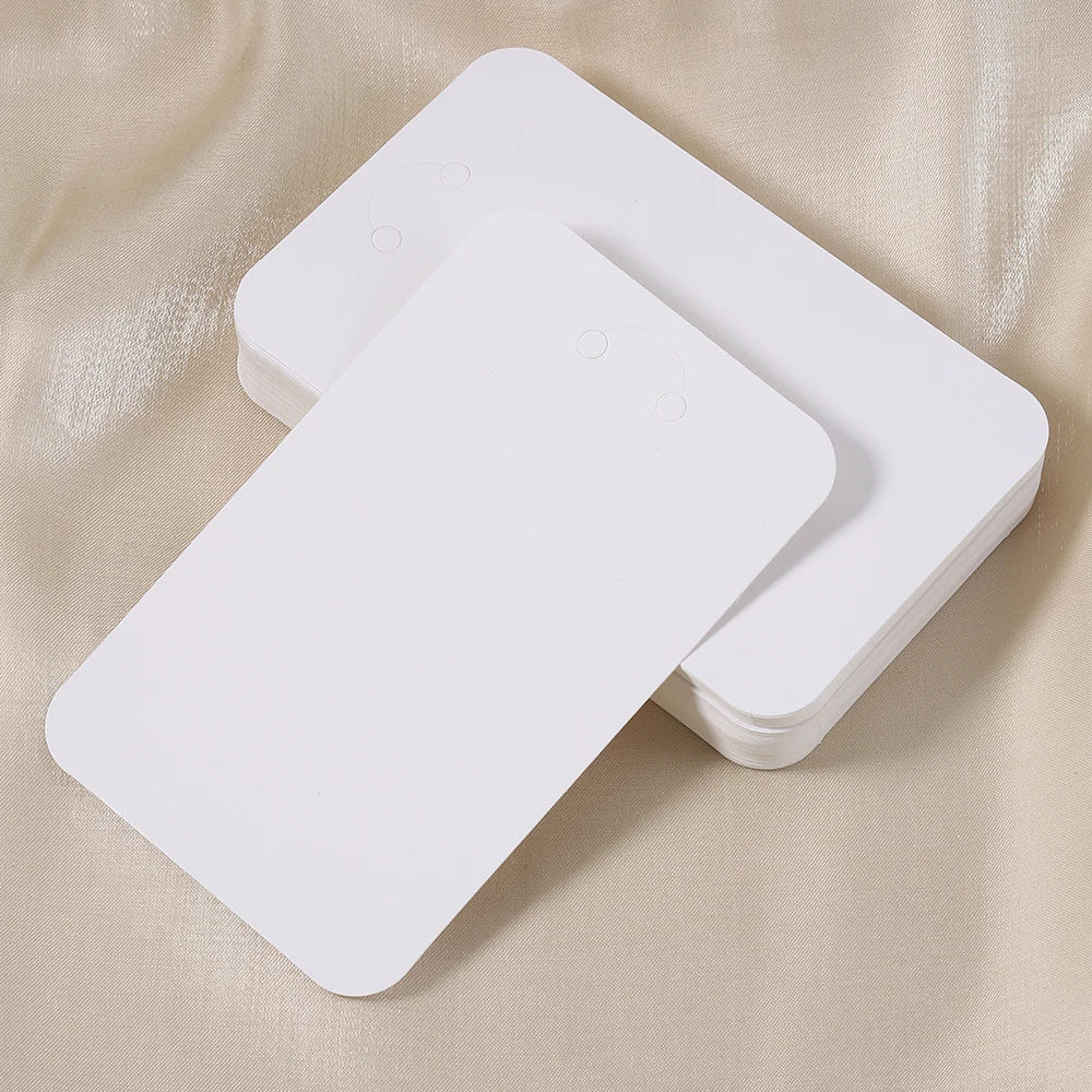 50pcs/lot Keychain Display Cards 7.5x12cm Kraft Paper Cards for diy Jewelry Key Packing Cardboard Keyrings Retail Price Tags