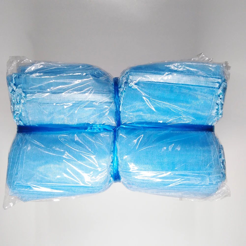 500pcs/lot Wholesale Organza Bags 7x9 9x12 10x15 13x18cm Wedding Packaging Gift Bag Party Decoration Jewelry Bag Organza Pouches