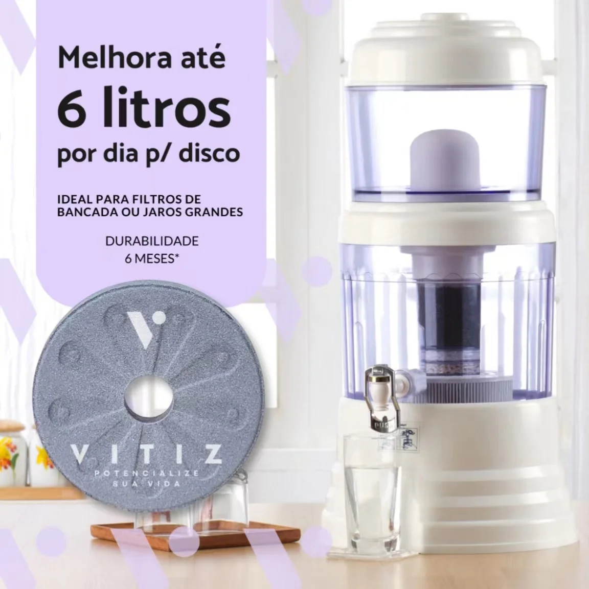 2pcs Disco Ionizador Puriplus da Alcalina Ionizada Hydrogen Water Tablets Hydrogen-rich H2 Molecules Aluminum Foil Bag Pack