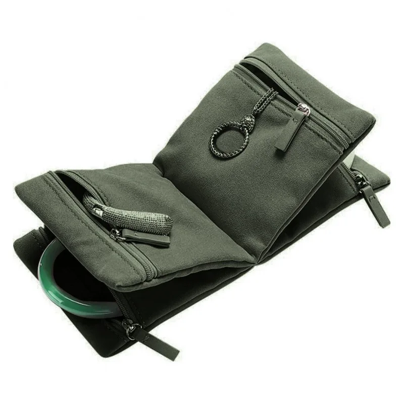 Jewelry Storage Bag with Zipper Women's Jewelry Storage Bag Foldable Jewelry Anti-wear Storage Packaging Bag