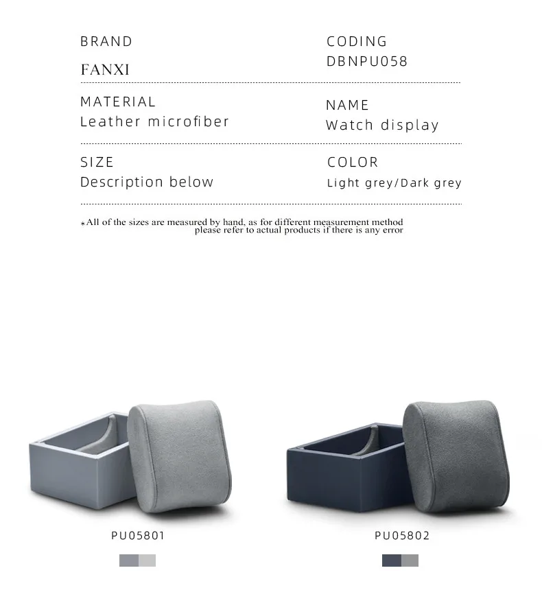 Oirlv Jewelry Stand Display For Business Grey Leather Earring Jewelry Display Stand Necklace Bracelet Watch Jewelry Holder Stand