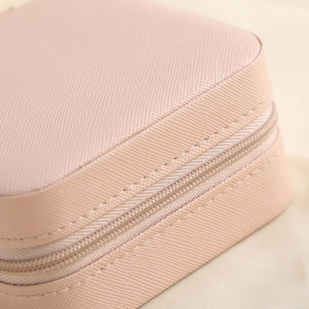Jewelry Organizer Display Travel Jewelry Case Boxes Portable Jewelry Box Leather Storage Joyeros Organizador De Joyas