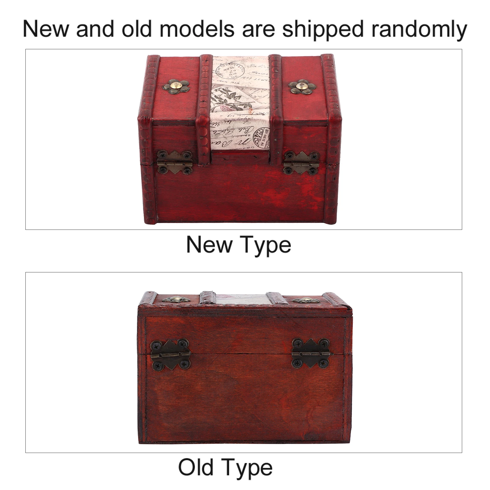 Vintage Jewelry Box Organizer Wooden Retro European Style Antique Trinkets Sundries Box Jewelry Storage Case Mother's Day Gift