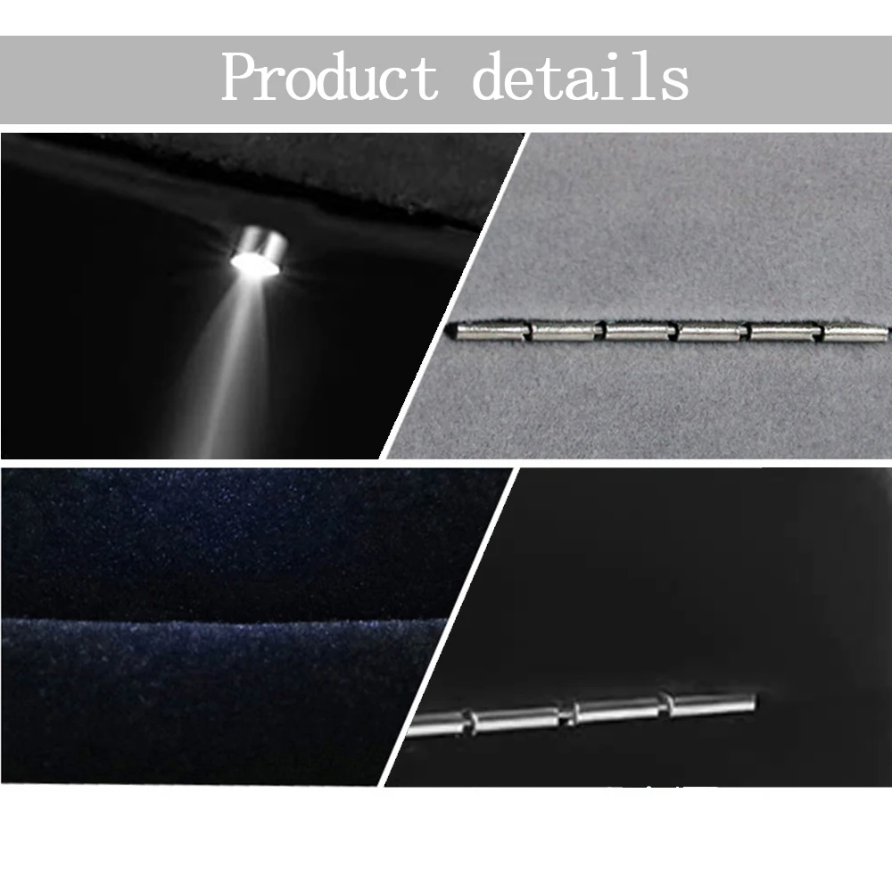 GENENIC LED Jewelry Ring Box Luxury Velvet Earrings Organizer Box for Proposal Engagement Wedding Ring Box Luminous Gift Box