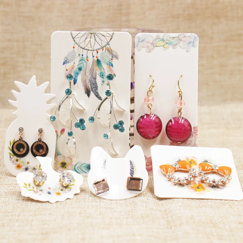 ZerongE Jewelry 10PC DIY THANK YOU Gifts Packag Vintage Kraft Flower Gifts Box Packaging for Wedding Home Party Suppiles