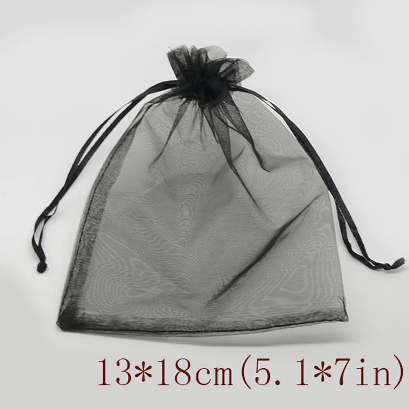100pcs/lot 24 Colors Jewelry Bag Organza Gift Bags For Jewelry Packaging Bags Wedding Gift Storage Drawstring Pouches Wholesale