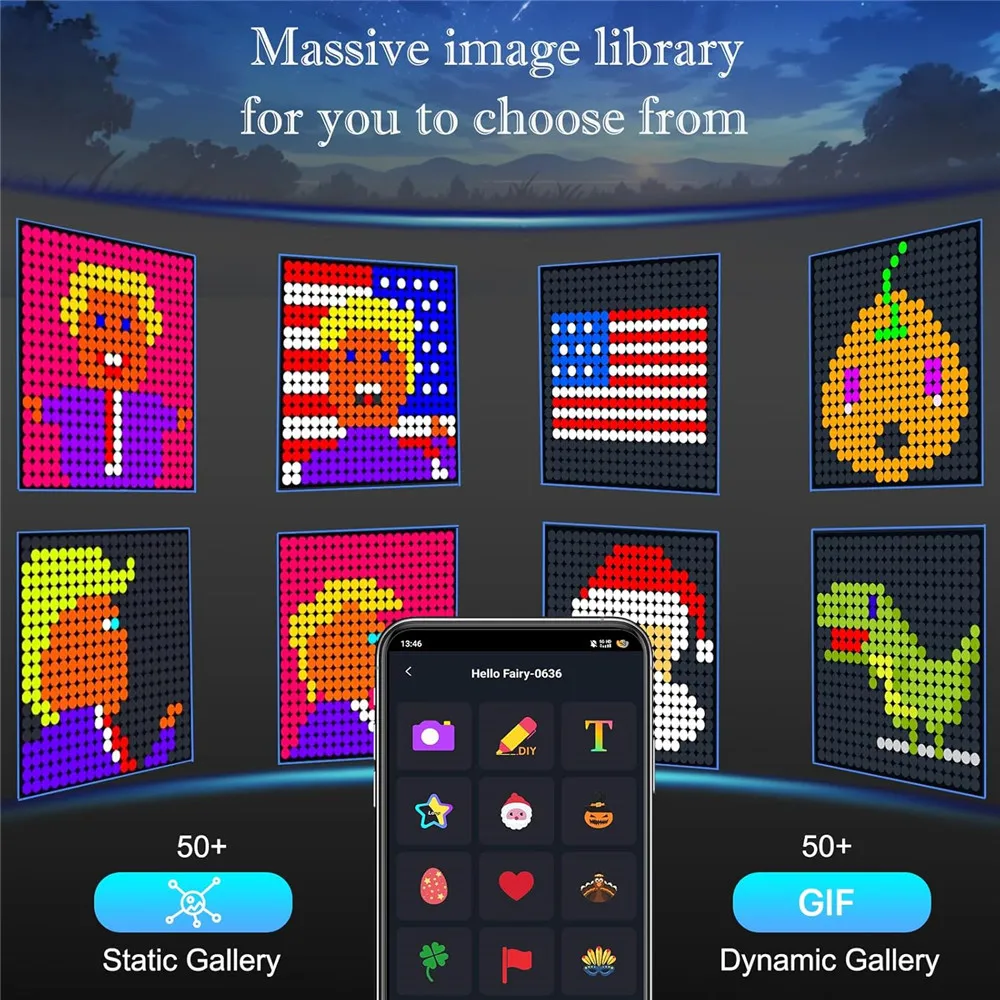 400-800 LED RGB Smart Curtain Lights with Music,App Controls and Remote,LED Party Lights for Wedding/Valentine's Day/Birthday