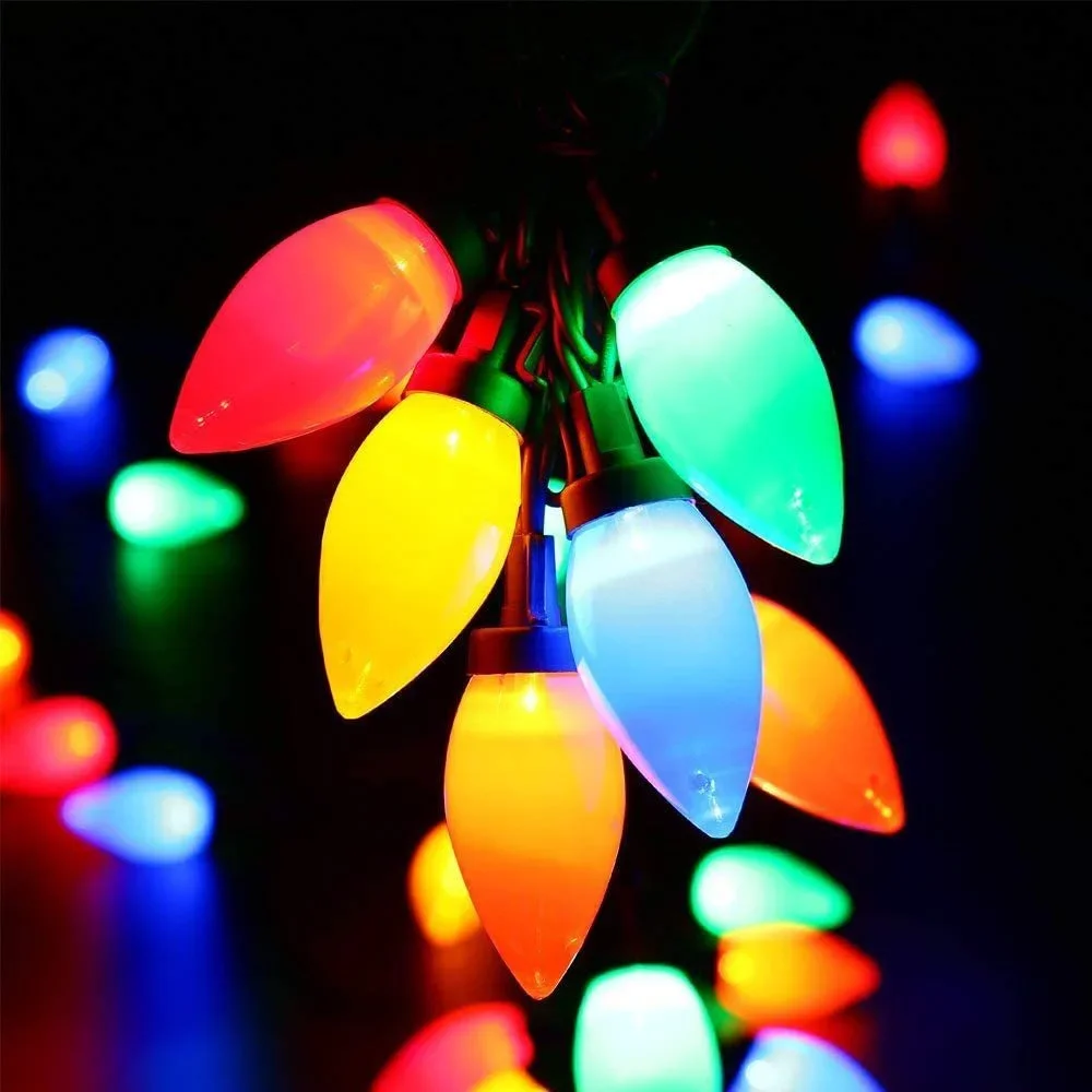 6.5M 30 LED Strawberry Christmas Lights Outdoor Fairy Light Strawberry Christmas String Light for Wedding Party Tree Decor