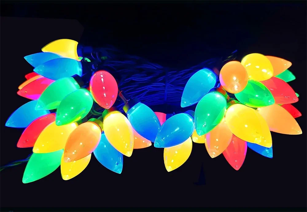 6.5M 30 LED Strawberry Christmas Lights Outdoor Fairy Light Strawberry Christmas String Light for Wedding Party Tree Decor