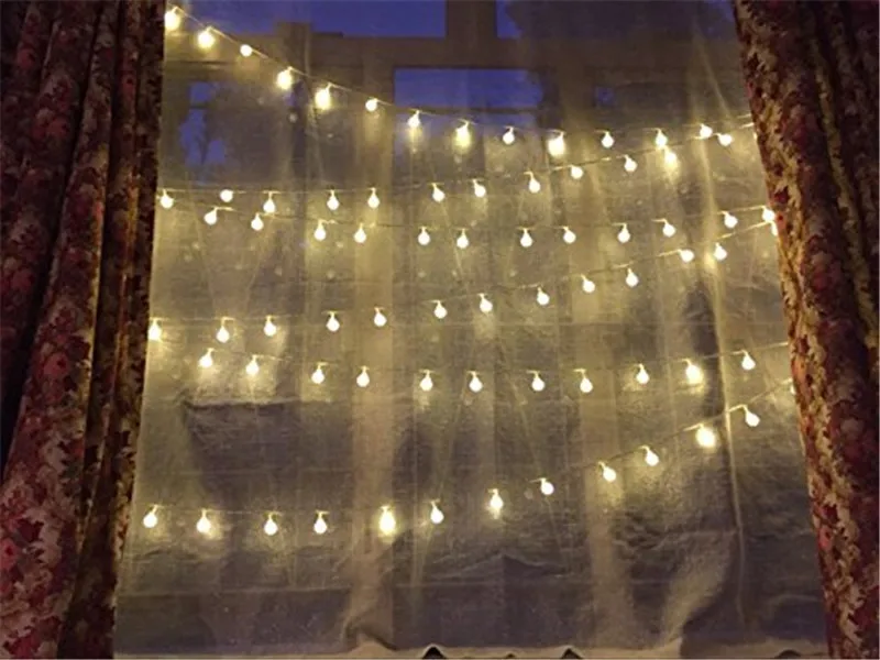 10M 100 LED RGB Garland String Fairy Ball Light for Wedding Christmas Holiday Decoration Lamp Festival Outdoor Lighting 220V