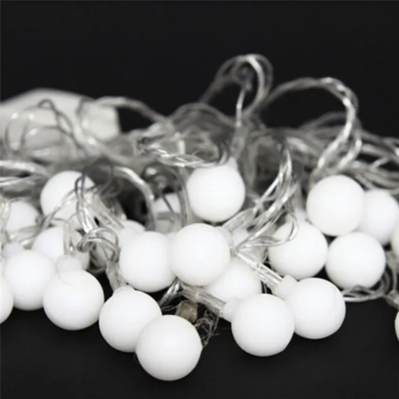 10M 100 LED RGB Garland String Fairy Ball Light for Wedding Christmas Holiday Decoration Lamp Festival Outdoor Lighting 220V