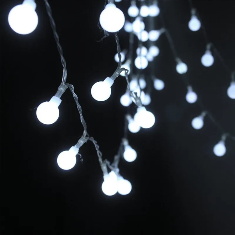 10M 100 LED RGB Garland String Fairy Ball Light for Wedding Christmas Holiday Decoration Lamp Festival Outdoor Lighting 220V