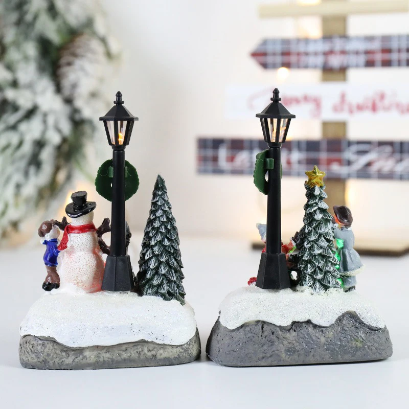 Christmas House Light Decorations For Home Ornaments Kids Xmas Gift New Year 2025 Navidad Decor Bedroom Night Light With Battery