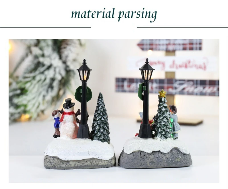 Christmas House Light Decorations For Home Ornaments Kids Xmas Gift New Year 2025 Navidad Decor Bedroom Night Light With Battery
