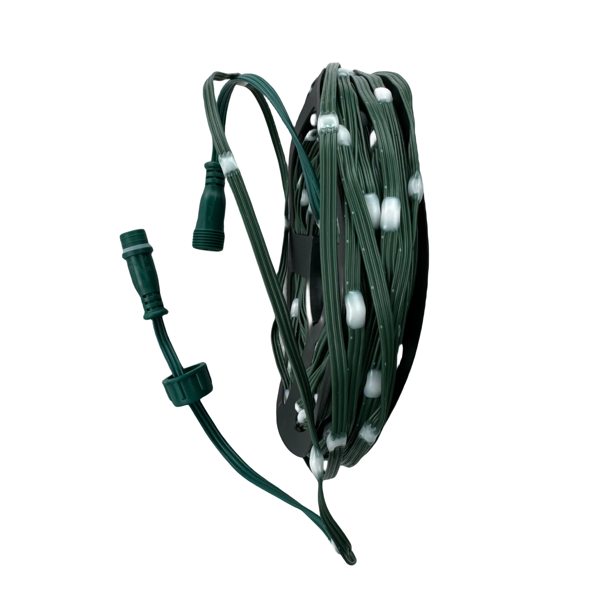 DC12V 20AWG Green Wire Milky Lenses 5cm/10cm Pitch 50ct/100ct/200ct Seed LED Pixel String Light WS2811 RGB Addressable IP67