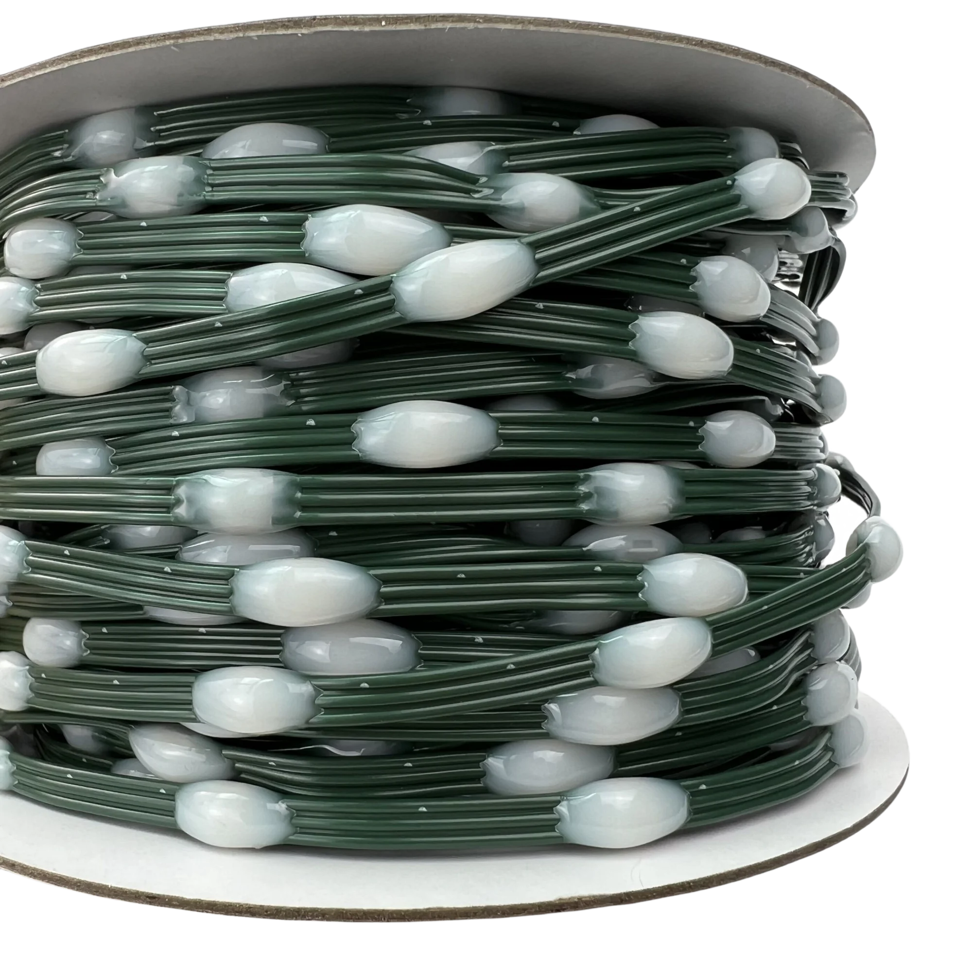 DC12V 20AWG Green Wire Milky Lenses 5cm/10cm Pitch 50ct/100ct/200ct Seed LED Pixel String Light WS2811 RGB Addressable IP67