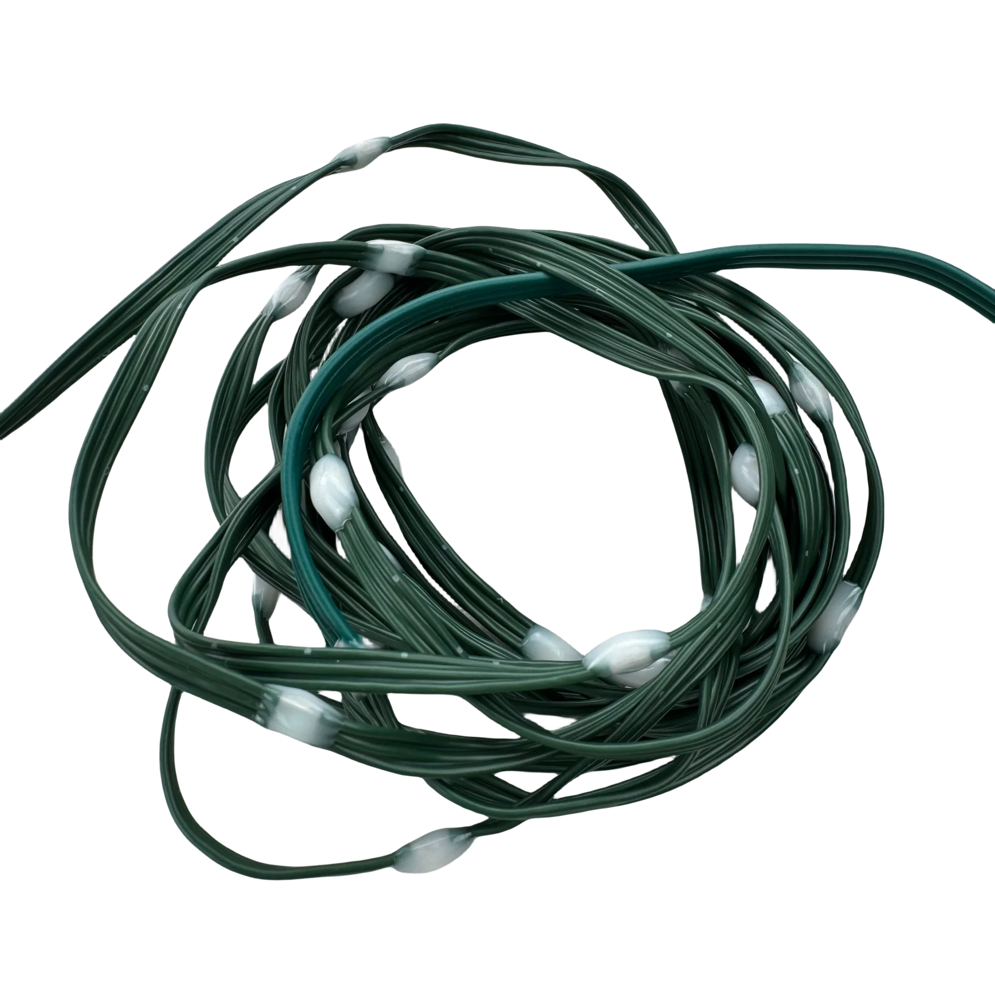 DC12V 20AWG Green Wire Milky Lenses 5cm/10cm Pitch 50ct/100ct/200ct Seed LED Pixel String Light WS2811 RGB Addressable IP67