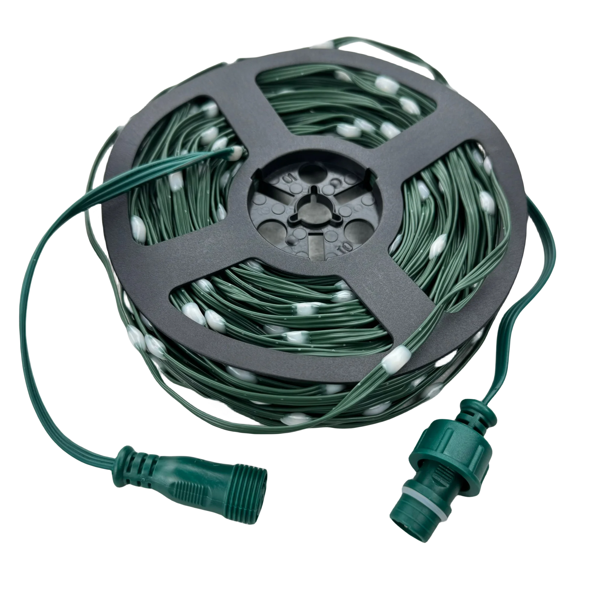 DC12V 20AWG Green Wire Milky Lenses 5cm/10cm Pitch 50ct/100ct/200ct Seed LED Pixel String Light WS2811 RGB Addressable IP67
