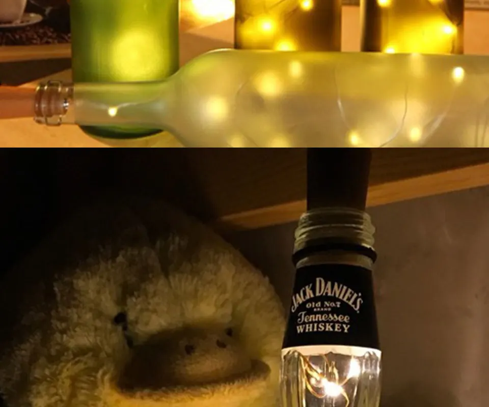 10PCS/Lot LED Wine Bottle Lights with Cork Fairy Mini String Lights Liquor Bottles Crafts Party Wedding Decoration